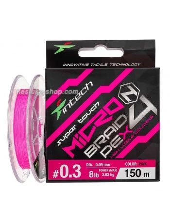 Плетено влакно Intech MicroN Braid x4 - 150м - Pink