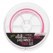 Плетено 8-нишково влакно Intech MicroN Braid x8 - 150м - Pink