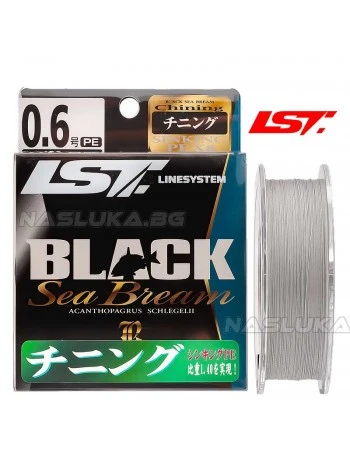 Потъващо плетено 8-нишково влакно Line System Black Sea Bream PE X8 - 91м