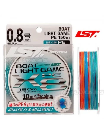 Плетено 8-нишково влакно Line System Boat Light Game PE X8 - 150м