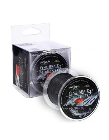 Плетено влакно Mikado Nihonto 4x Fine Braid - 300м - Black