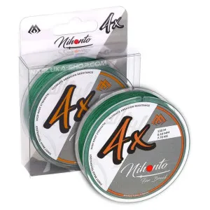 Плетено влакно Mikado Nihonto 4x Fine Braid, 150 м, Green Плетено влакно Mikado Nihonto 4x Fine Braid, 150 м, Green