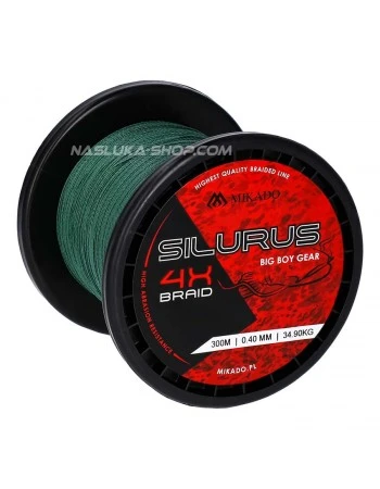 Плетено влакно за сом Mikado Silurus Big Boy Gear 4x Braid - 600м - Green