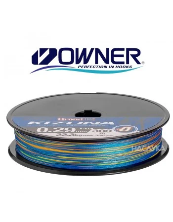 Плетено влакно Owner Kizuna x8 Multicolor - 300м