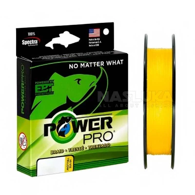 Плетено влакно Power Pro Hi-vis Yellow, 135м