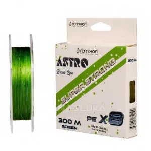 Плетено 8-нишково влакно Remixon Astro Green, 300 м Плетено 8-нишково влакно Remixon Astro Green, 300 м