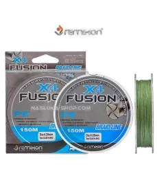 4-нишково плетено влакно Remixon Fusion Braid x4 Green, 150 м
