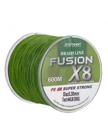8-нишково плетено влакно Remixon Fusion Braid X8 Green 600м