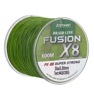 8-нишково плетено влакно Remixon Fusion Braid X8 Green 600м