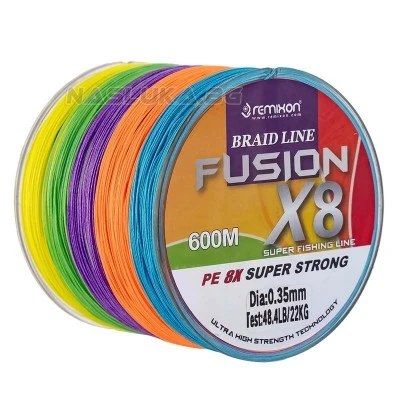 8-нишково плетено влакно Remixon Fusion Braid X8 Multicolor 600м