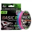 Плетено 4-нишково влакно за спининг Select Basic PE 4X - 150м - Multicolor