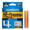 Плетено влакно Shimano Kairiki 4 Hi Vis Orange - 150м