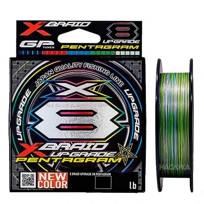Плетено 8-нишково влакно YGK X-Braid Upgrade X8 Pentagram - 150м