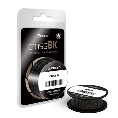 Плетено влакно за шарански поводи и монтажи Delphin Cross 8K - 20м - Camo