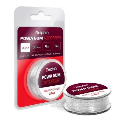 Ластик за фидер Delphin Powa Gum Absorber - Clear