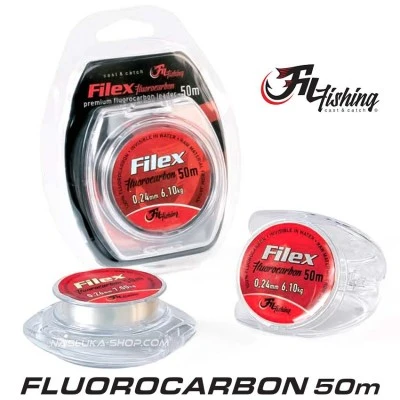 Флуорокарбон за поводи Filex Fluorocarbon Line - 50м