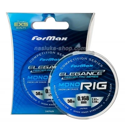 Монофилно влакно за поводи Formax Elegance Mono Rig - 50м