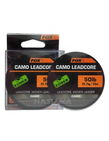 Ледкор за монтажи Fox Camo Leadcore, 25м