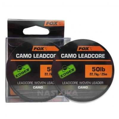Ледкор за монтажи Fox Camo Leadcore, 25м