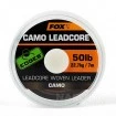 Ледкор за монтажи Fox Camo Leadcore, 25м