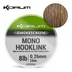 Монофилно потъващо влакно за поводи Korum SmokeScreen Mono Hooklink - 50м