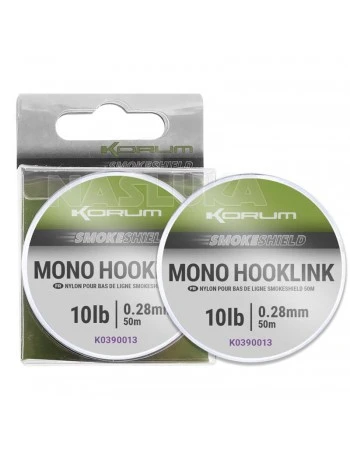 Монофилно влакно за поводи Korum SmokeShield Mono Hooklink, 50м