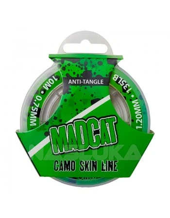 Плетено влакно с покритие за поводи за сом Madcat Camo Skin Line - 10м