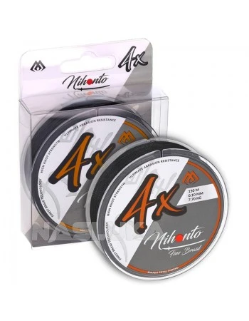 Плетено влакно за поводи Mikado Fine Braid - 15м - Black