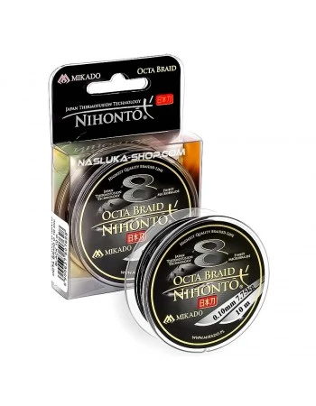 Плетено влакно за поводи Mikado Nihonto Octa Braid Black - 10м