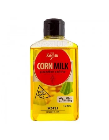 Течен атрактор Carp Zoom Corn Milk Extra 200мл, Scopex