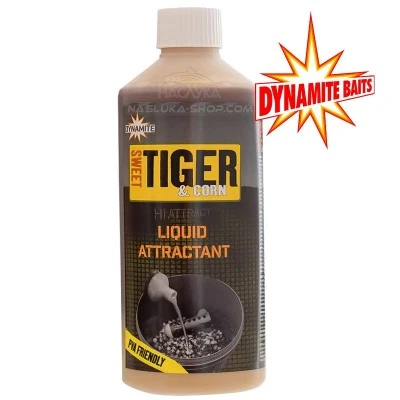 Течен атрактант Dynamite Baits Liquid Attractant 500мл - Sweet Tiger & Corn