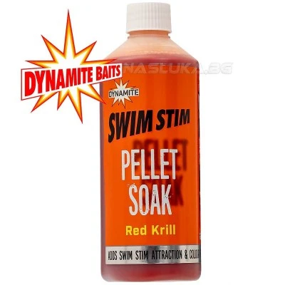 Атрактант Dynamite Baits Pellet Soak Swim Stim - Red Krill