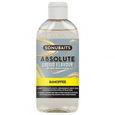 Течен аромат за стръв и захранка Sonubaits Absolute Liquid Flavour, Banofee