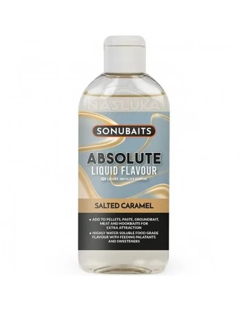Течен аромат за стръв и захранка Sonubaits Absolute Liquid Flavour, Salted Caramel