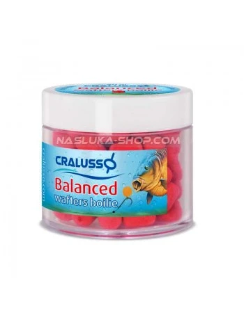 Балансирани дъмбели Cralusso Balanced Wafters Boilie - Strawberry