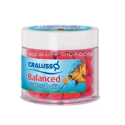 Балансирани дъмбели Cralusso Balanced Wafters Boilie - Strawberry