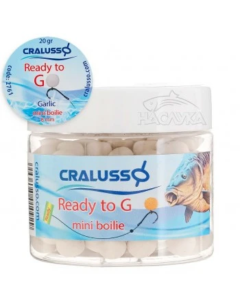 Балансирани топчета Cralusso Mini Boilie - Garlic/Чесън
