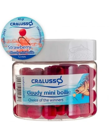 Pop-up топчета Cralusso Cloudy Mini Boilie - Strawberry/Ягода