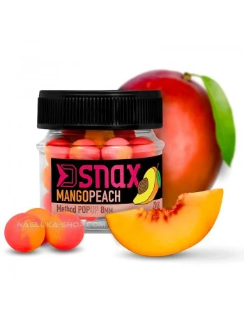 Плуващи топчета Delphin D Snax Method Pop-Up - Mango Peach