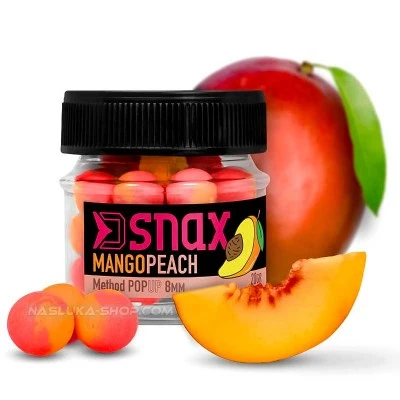Плуващи топчета Delphin D Snax Method Pop-Up - Mango Peach