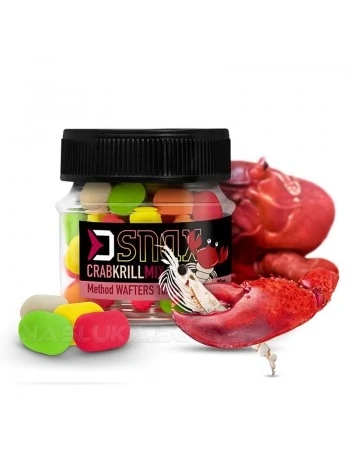 Балансирани дъмбели Delphin D Snax Method Wafters 10х7мм - Crab Krill Mix