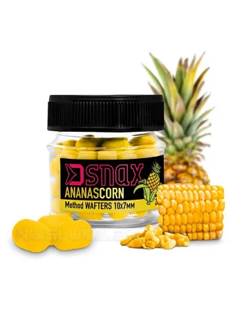 Балансирани дъмбели Delphin D Snax Method Wafters 7х5.5 мм, Ananas Corn Балансирани дъмбели Delphin D Snax Method Wafters 7х5.5 мм, Ananas Corn