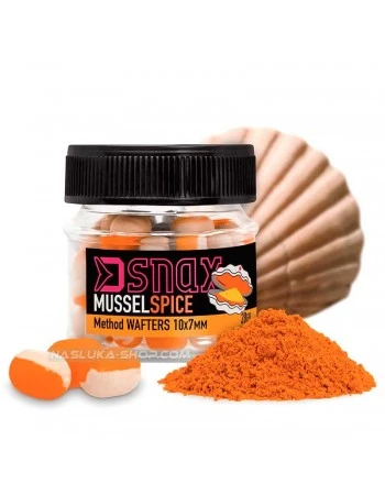 Балансирани дъмбели Delphin D Snax Method Wafters - MusselSpice