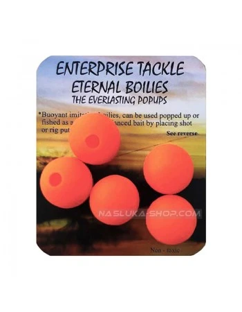 Плаващи разпробити топчета Enterprise Eternal Boilies - Fluo Orange