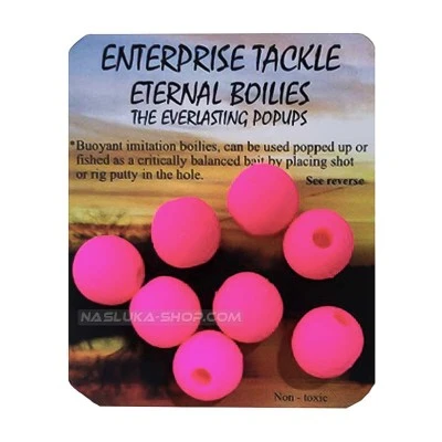 Плаващи разпробити топчета Enterprise Eternal Boilies - Fluo Pink