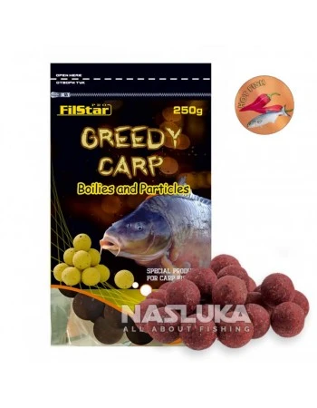 Протеинови топчета Filstar Greedy Carp - Hot Fish