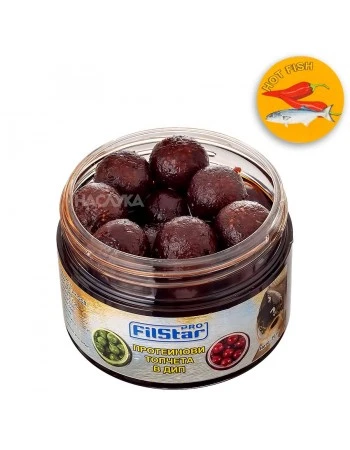 Протеинови топчета в ДИП Filstar - Hot Fish