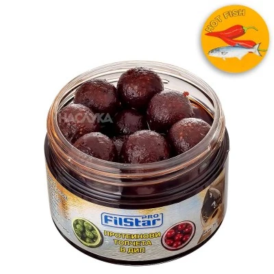 Протеинови топчета в ДИП Filstar - Hot Fish