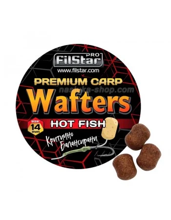 Балансирани дъмбели FilStar Premium Carp Wafters 14 мм - Hot Fish