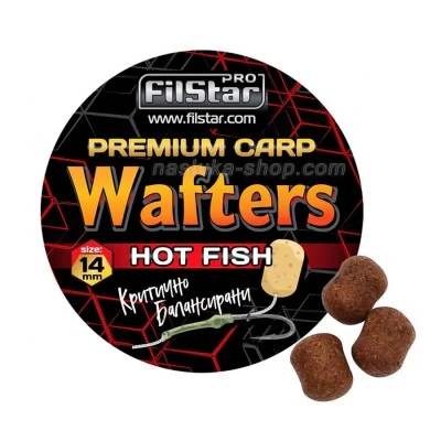Балансирани дъмбели FilStar Premium Carp Wafters 14 мм - Hot Fish